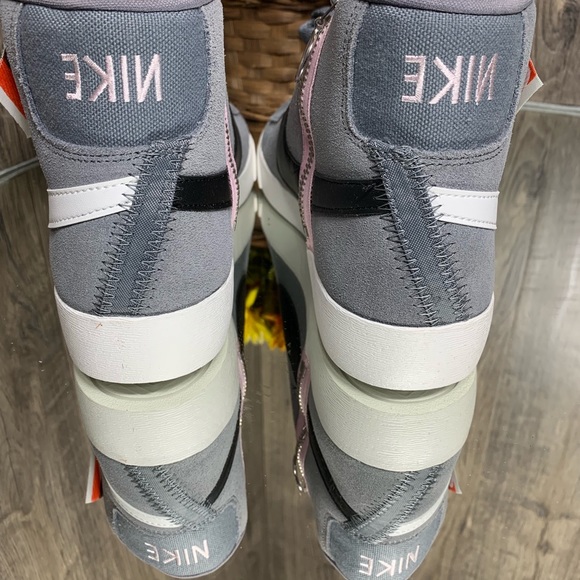 ❤️NWT NIKE W BLAZER MID REBEL shoes cool grey/whit - Picture 4 of 8